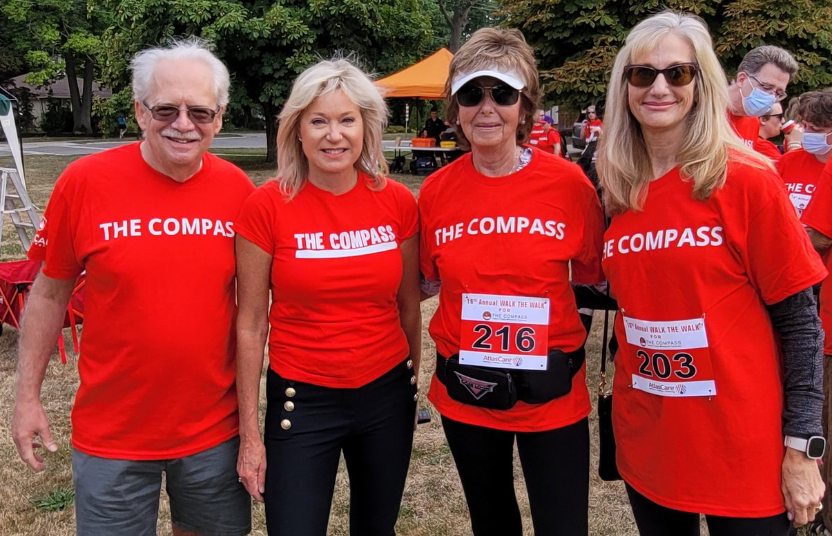 The Compass Food Bank – Walk the Walk Sue Shanly at the Compass Food Bank Walk the Walk