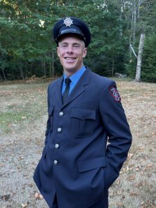 Sue Shanly’s son James, a firefighter with the City of Nanaimo